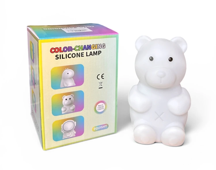 Miś świecący LED - lampka nocna dla dziecka