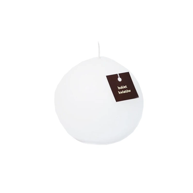 Świeca zapachowa kula 10cm- jaśmin