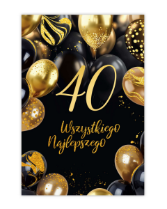 Kartka okolicznościowa Urodziny  012  B6-D