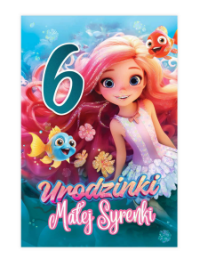 Kartka okolicznościowa 6 Urodziny 087 KARNET B6