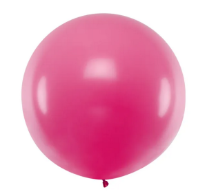 Balon okrągły 1m Pastel Fuchsia