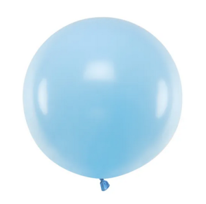 Balon okrągły 60cm Pastel Baby Blue