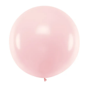 Balon okrągły 1m Pastel Pale Pink