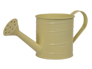 Konewka metalowa żółta 25x10cm