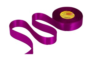 Wstążka satynowa 25mmx35y Fiolet