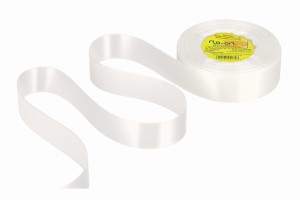 Wstążka satynowa 25mmx35y Jasny Ecru 