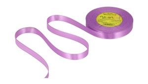 Wstążka satynowa 12mmx35y Jasny Wrzos