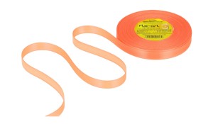 Wstążka satynowa 12mmx35y Łosoś