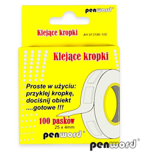 Klejące paski 100szt/opak