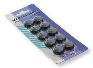 Magnesy 204-10 20mm a'10 czarne
