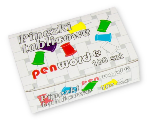 Pinezki tablicowe 100szt/opak
