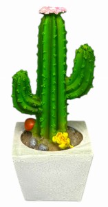 Figurka kaktus w doniczce H17cm