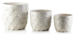 Komplet 3 doniczek 20-13cm HTYE2328