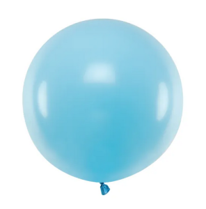 Balon okrągły 60cm Pastel Light Blue