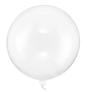 Balon Kula 40cm transparentny