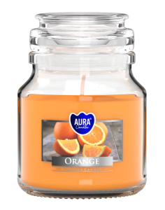 Świeca zapachowa słoik Pomarańcza 120g