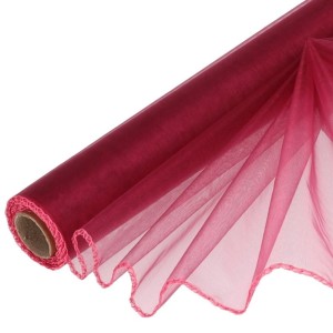 Organza obszywana Malina 39cmx8m