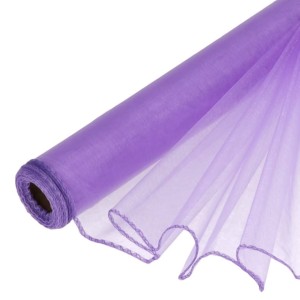 Organza obszywana Wrzos 39cmx8m