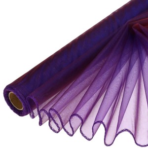 Organza obszywana Granat 39cmx8m