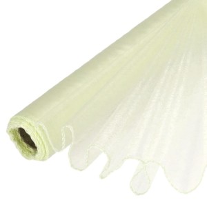 Organza obszywana Ecru 39cmx8m