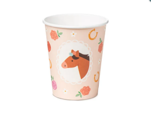 Kubeczki Koń 220 ml mix
