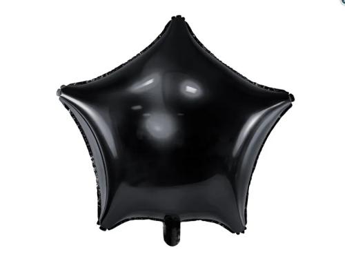 Balon foliowy Gwiazdka 48cm czarny
