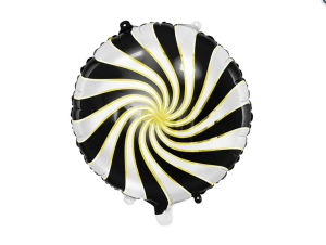 Balon foliowy Cukierek 35cm czarny