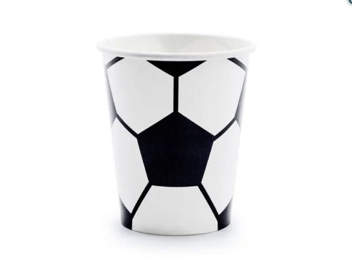 Kubeczki Piłka 260 ml 6szt/opak