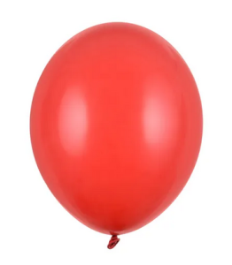 Balony Strong 27cm Pastel Poppy Red 100szt/opak