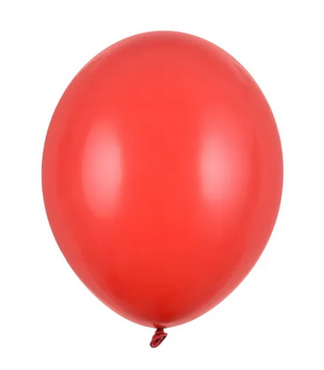Balony Strong 27cm Pastel Poppy Red 100szt/opak