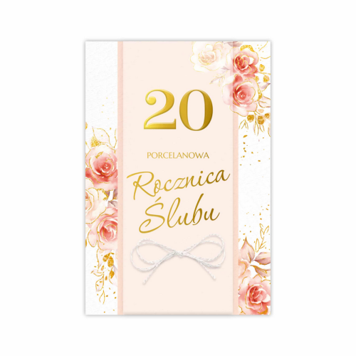 Kartka okolicznościowa Rocznica Ślubu 3 B6 LUX