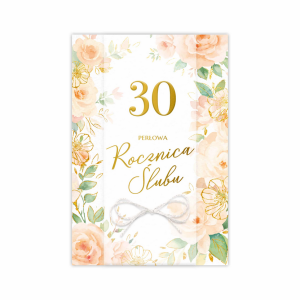Kartka okolicznościowa Rocznica Ślubu 6 B6 LUX