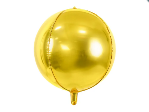 Balon foliowy Kula 40cm złoty