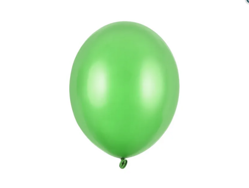 Balony Strong 30cm Metallic Bright Green 100szt/opak