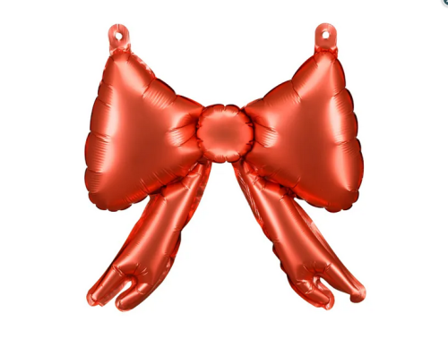 Balony foliowe do girland Kokardy 25,5x25cm czerwony