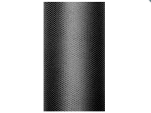 Tiul gładki czarny 0,3x9m