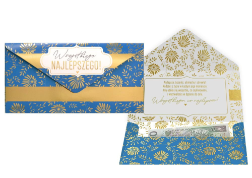 Koperta podarunkowa Życzenia KOP-018