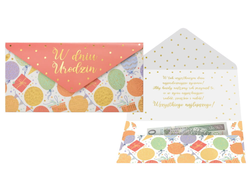 Koperta podarunkowa Życzenia KOP-022