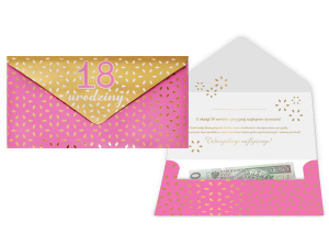 Koperta podarunkowa 18 Urodziny KOP-024