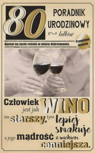 Kartka okolicznościowa 80 Urodziny AB Cards U20