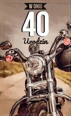 Kartka okolicznościowa 40 Urodziny AB Cards P05