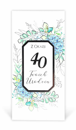 DL Kartka na 40 Urodziny - 008