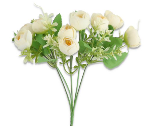 Bukiet kamelka 32cm x5 CREAM