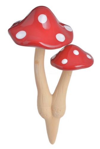 Muchomory ceramiczne z ruchomymi kapeluszami H21cm
