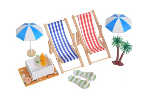 Komplet dekoracji plażowych 11szt/kpl