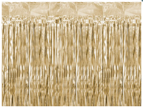 Kurtyna Party elegancki złoty 100x200cm