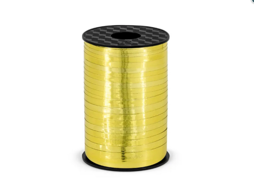 Wstążka plastikowa złoty 5mm/225m