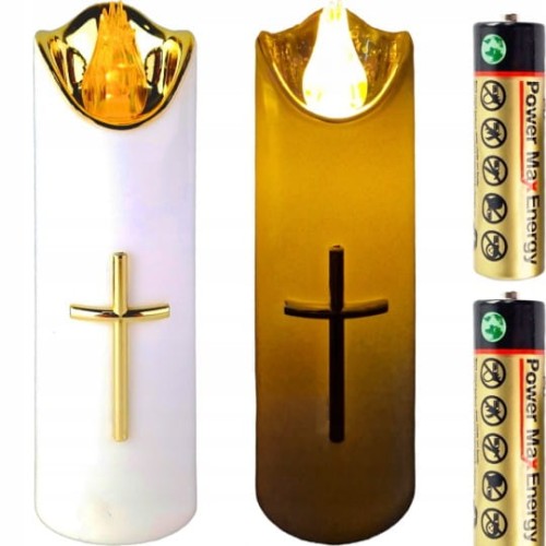 Znicz elektryczny LED 17,5cm