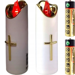 Znicz elektryczny LED 17,5cm