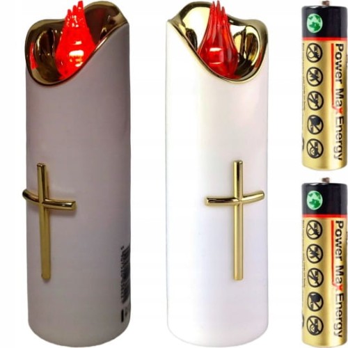 Znicz elektryczny LED 17,5cm